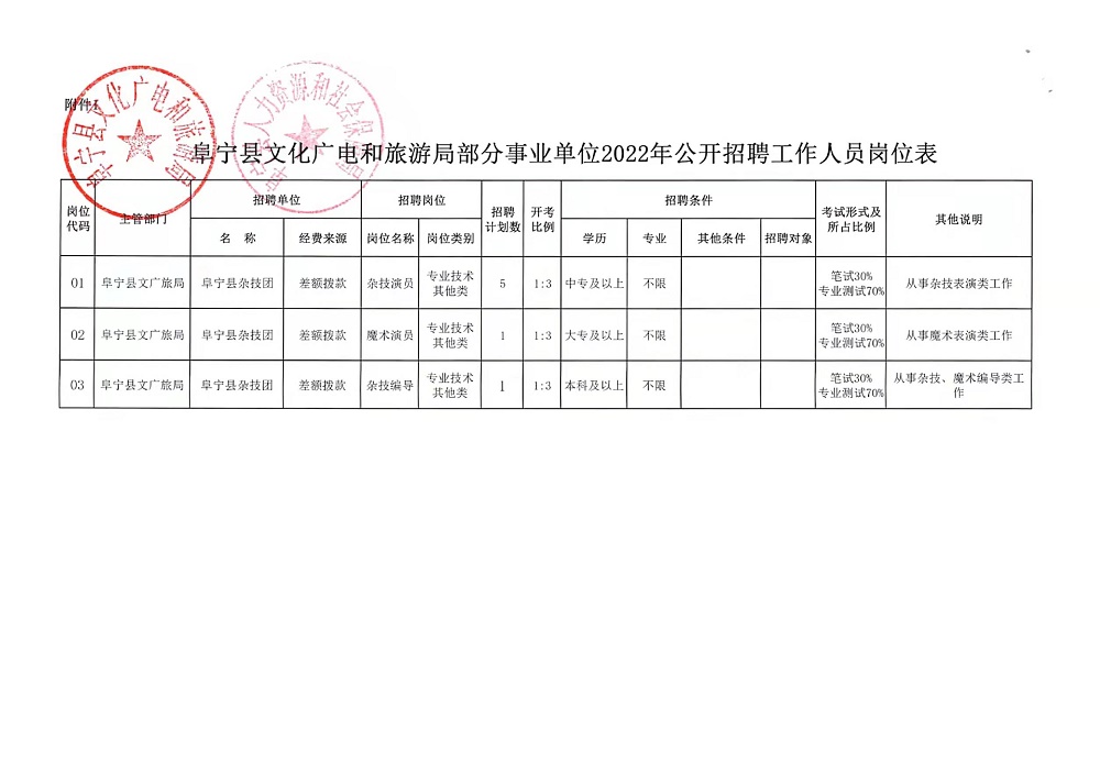 临漳县文化广电体育和旅游局招聘启事概览